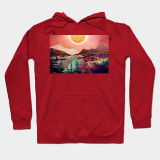 Mountain view landscape Hoodie